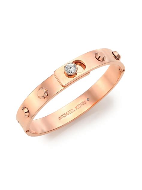 bracelet michael kors or rose|michael kors rose gold bangle.